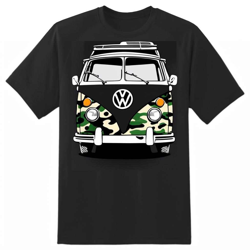 👕 Camo VW Campervan