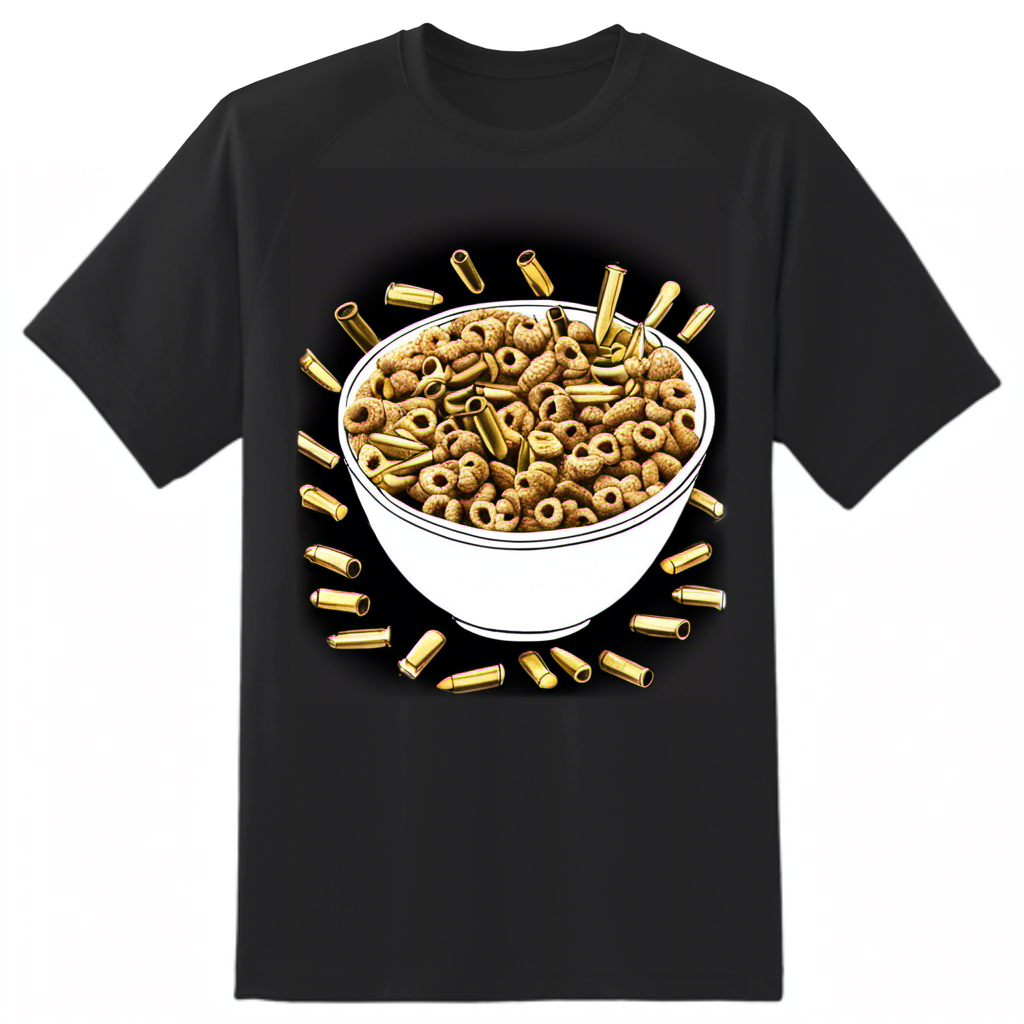 👕 Cereal Bowl Full Of Bullets 6119