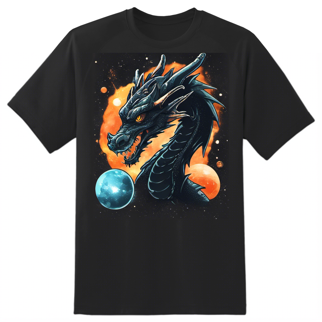 👕 Dragon in Space with Elemental Powers Adventure