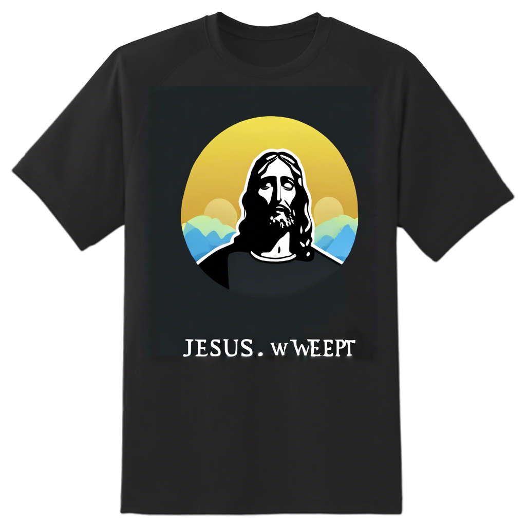 👕 Jesus Wept Typography