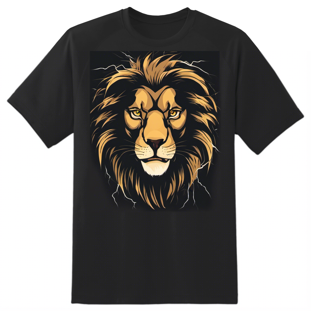 👕 Lion with Lightning