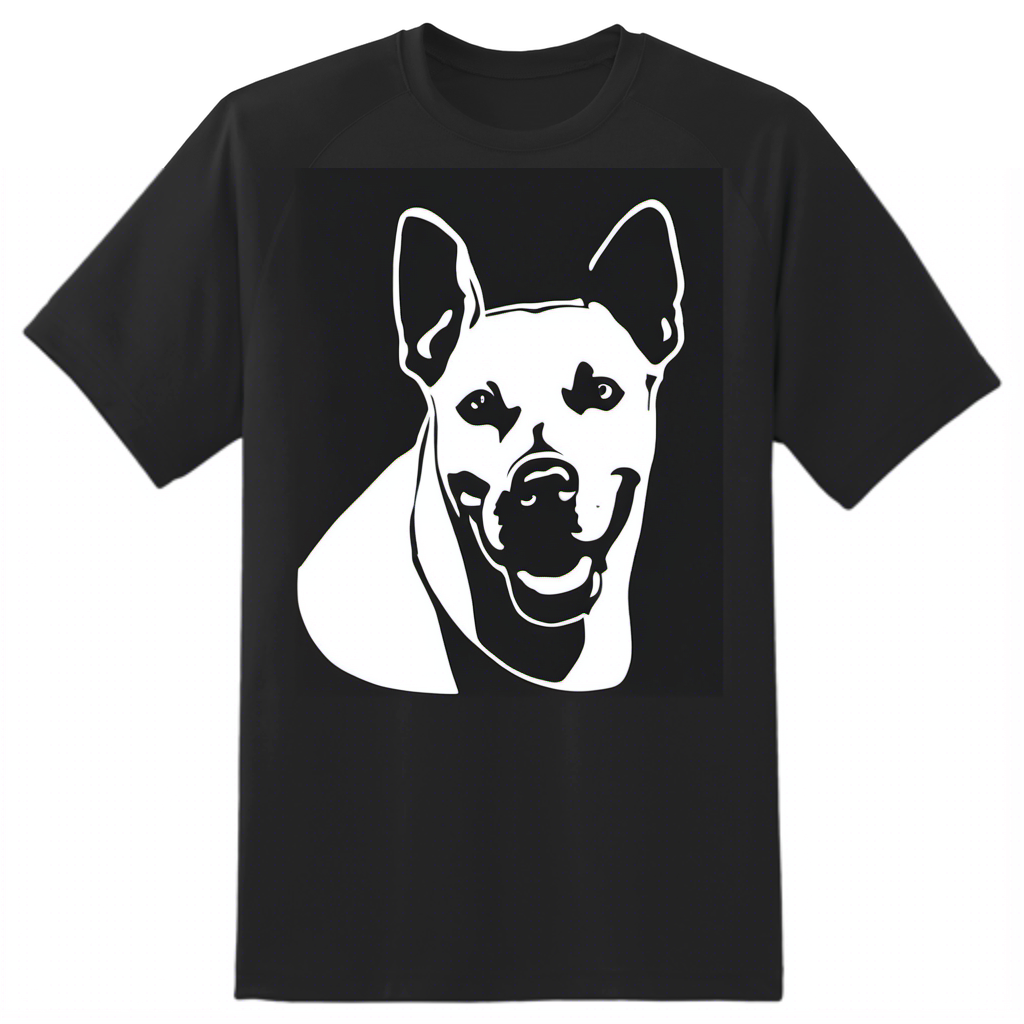 👕 Oversized Dog Print T-Shirt