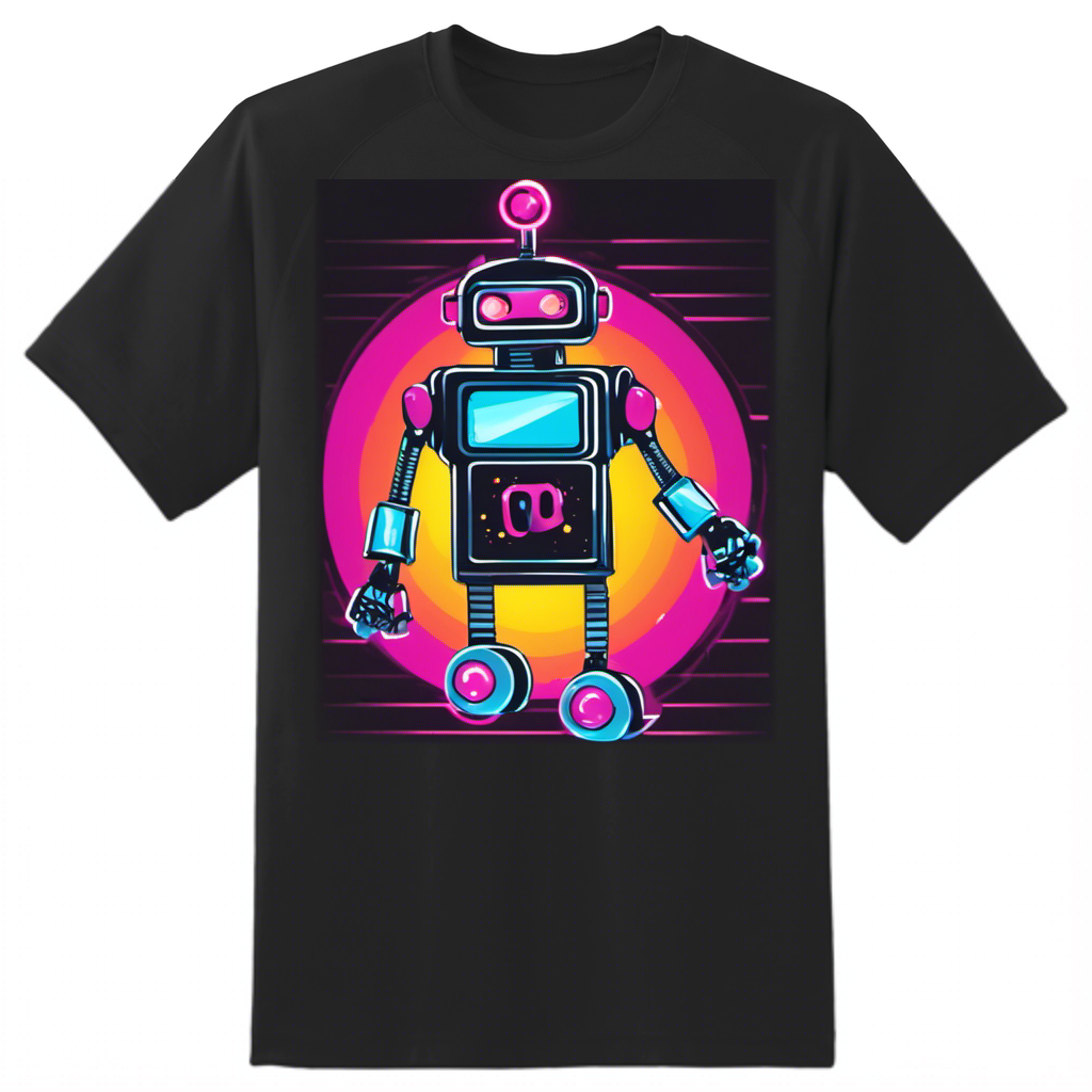 👕 Retro Robot Disco Dancer