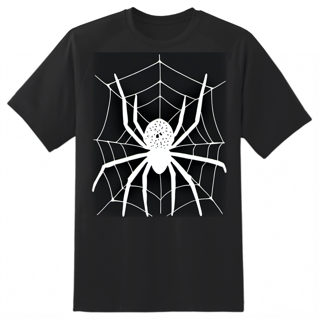 👕 Spider Line Drawing